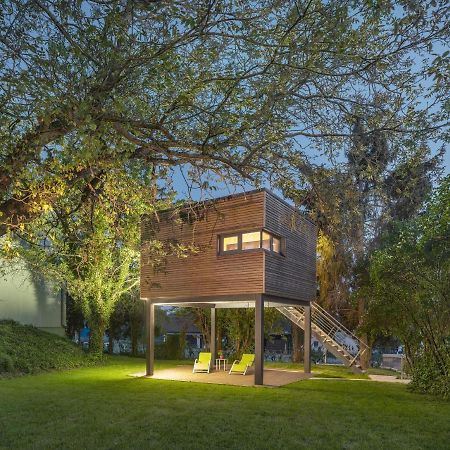 דירות Heuchelheim-Klingen Baumhaus Im Vogelgesang מראה חיצוני תמונה